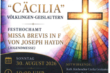 120 Jahre Kirchenchor GL 30.08.2026