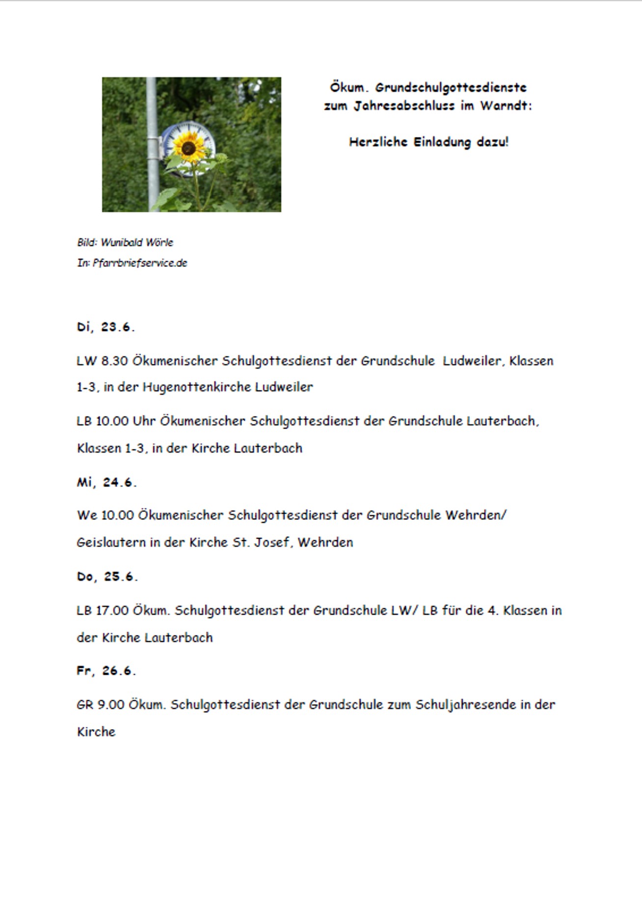 2026-06-17-ökum. Gottesdienste zum Jahresabschluss (c) Hl. Kreuz im Warndt 2026-06-17-ökum. Gottesdienste zum Jahresabschluss