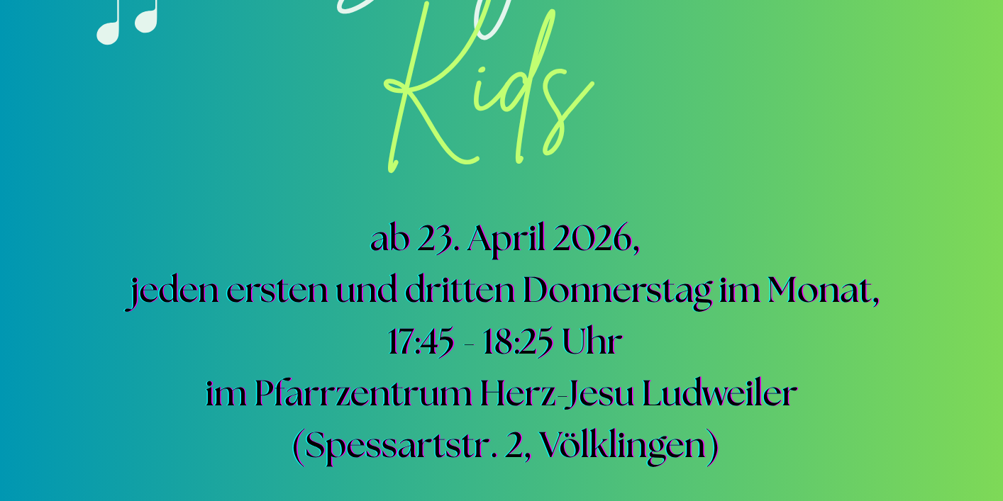 Kinderchor Singvoll Kids - Einladung 2026