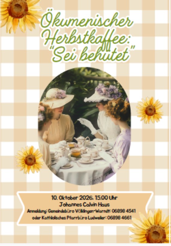 Ökum. Herbstkaffee 10.10.2026 (c) evang. Kirchengemeinde Ökum. Herbstkaffee 10.10.2026